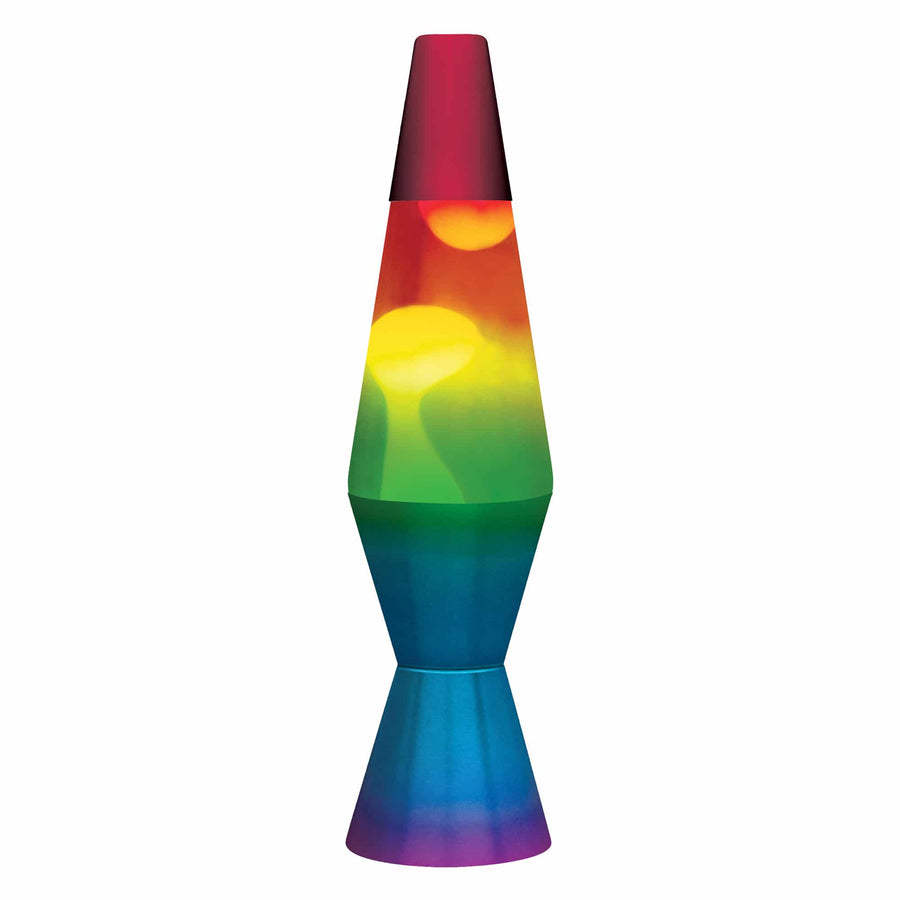 11.5″ LAVA LAMP RAINBOW – WHITE/TRICOLOR S8