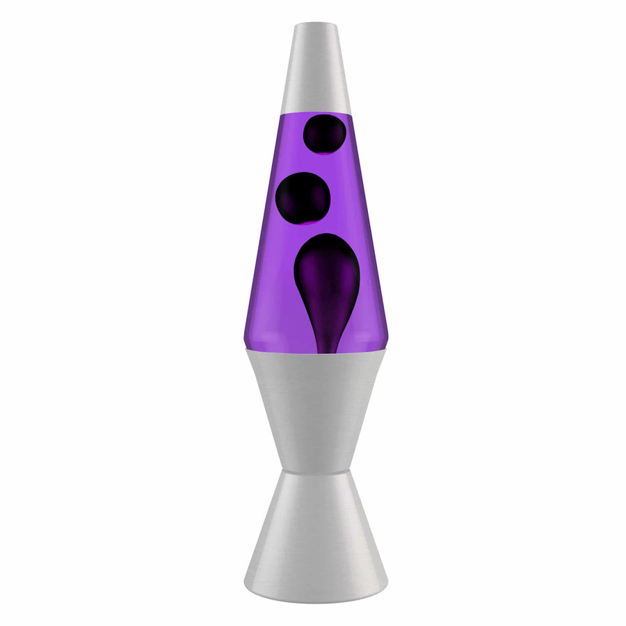 14.5’’ LAVA LAMP – BLACK & PURPLE C9