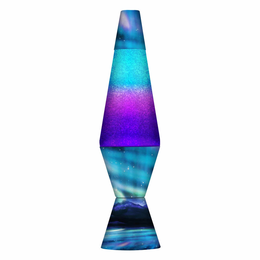 14.5″ LAVA LAMP COLORMAX NORTHERN LIGHTS – GLITTER Q7