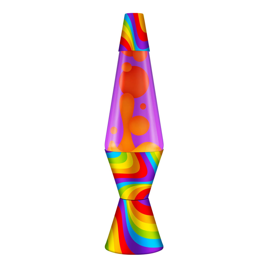 14.5″ LAVA LAMP FLOWING COLOR BANDS P4