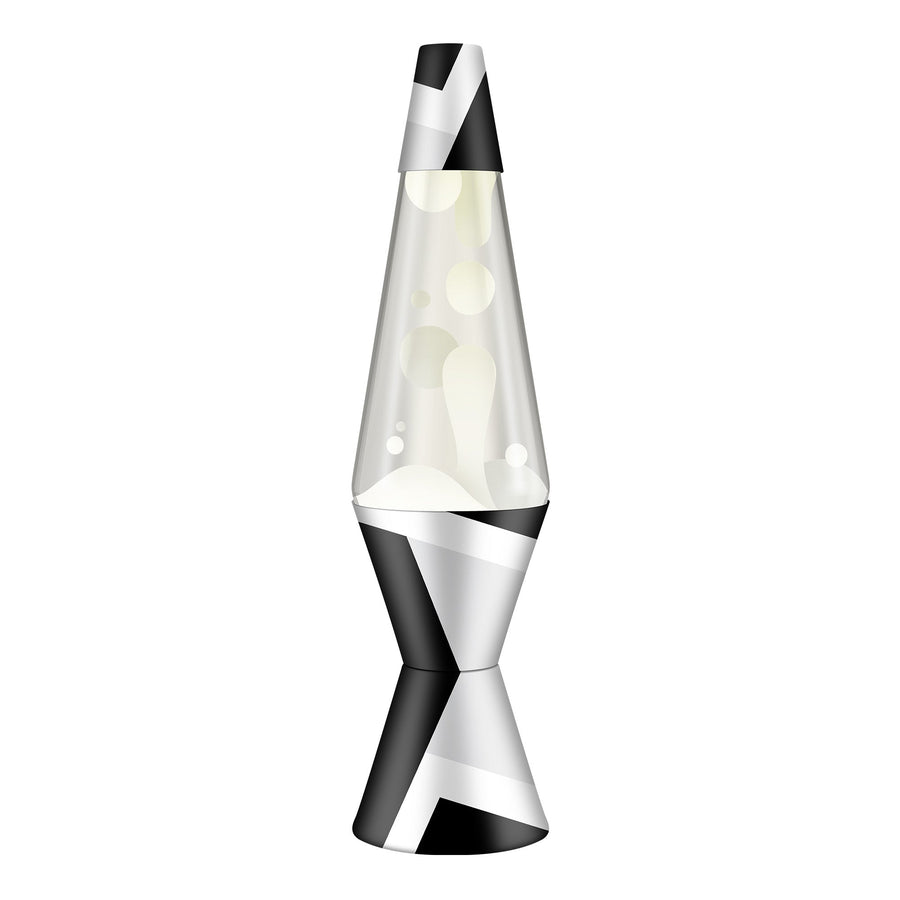 14.5″ LAVA LAMP POLYGONAL WHITE TONE C9