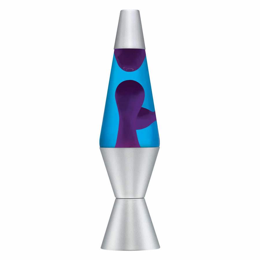 14.5″ LAVA LAMP – PURPLE/BLUE/SILVER I4