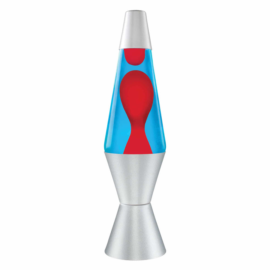 14.5″ LAVA LAMP – RED/BLUE/SILVER R9