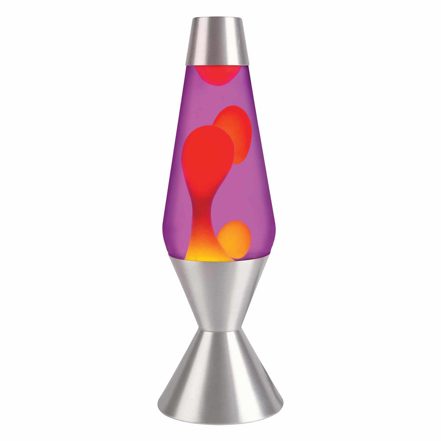 16.3″ LAVA LAMP – YELLOW/PURPLE/SILVER L7